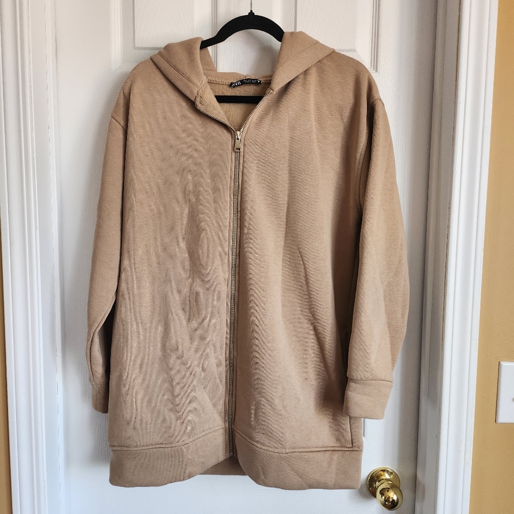 Zara boyfriend hoodie oversized Size small